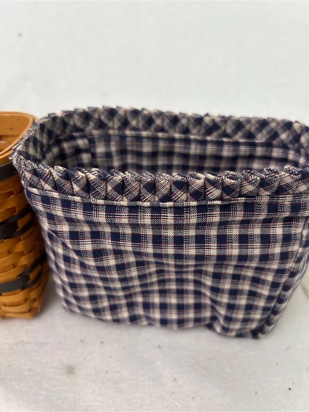 Longaberger J.W. Collection Miniature Bread & Milk Basket